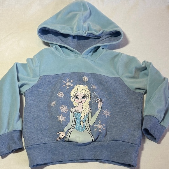 Disney Princess - Elsa Blue Kids Hoodie - Picture 1 of 3